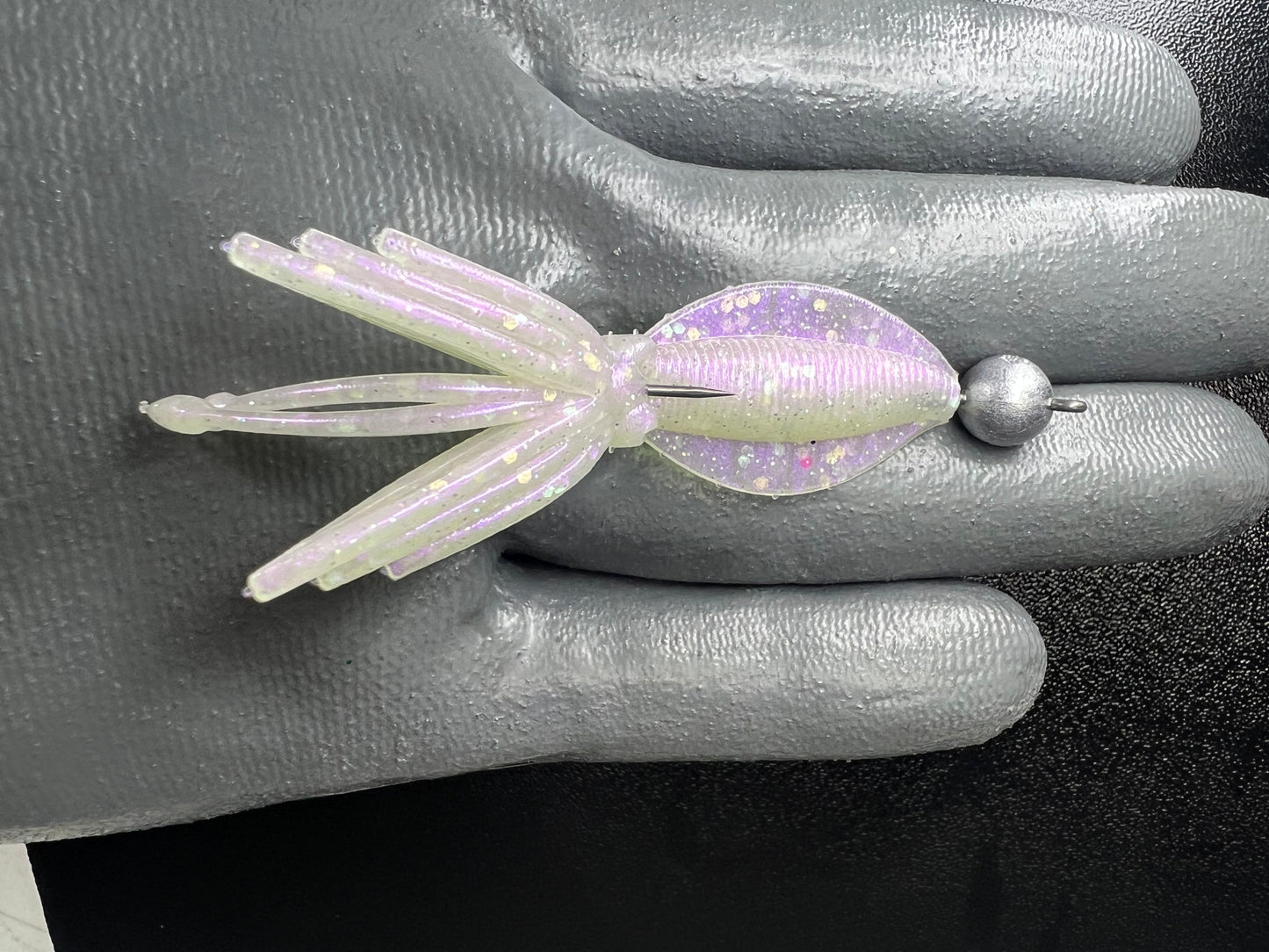 NEW SHAPE 2.75" Ika (Squid) Alpha Obake 4 pack. (Glow)