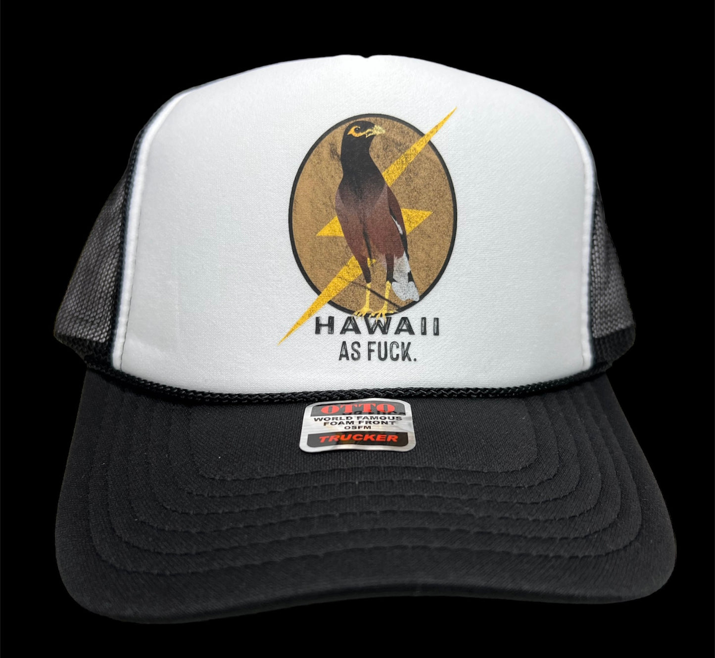 Hawaii AF Lightning Mynah Trucker Hat.