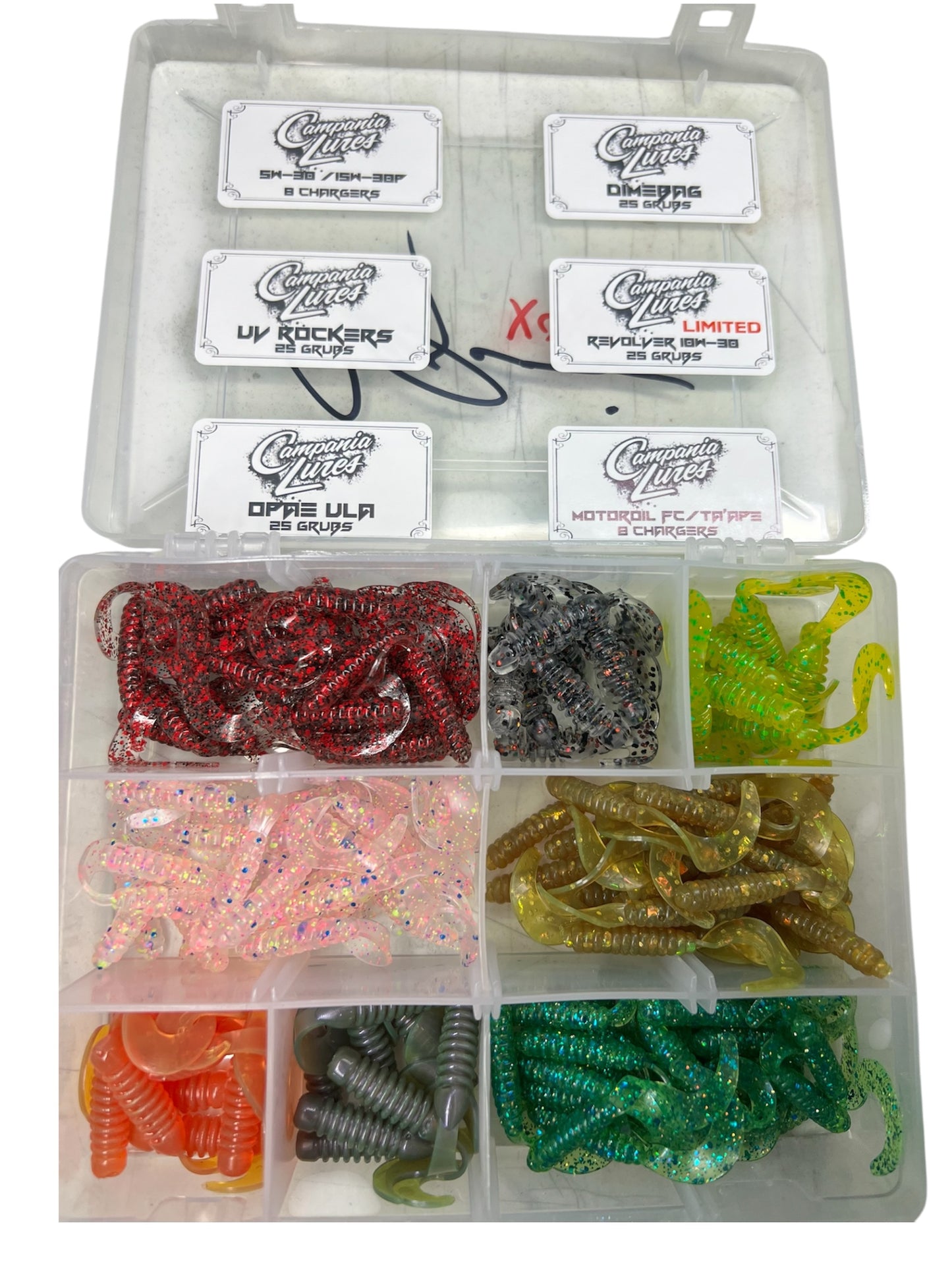 Campania Lures hand picked Tackle box.