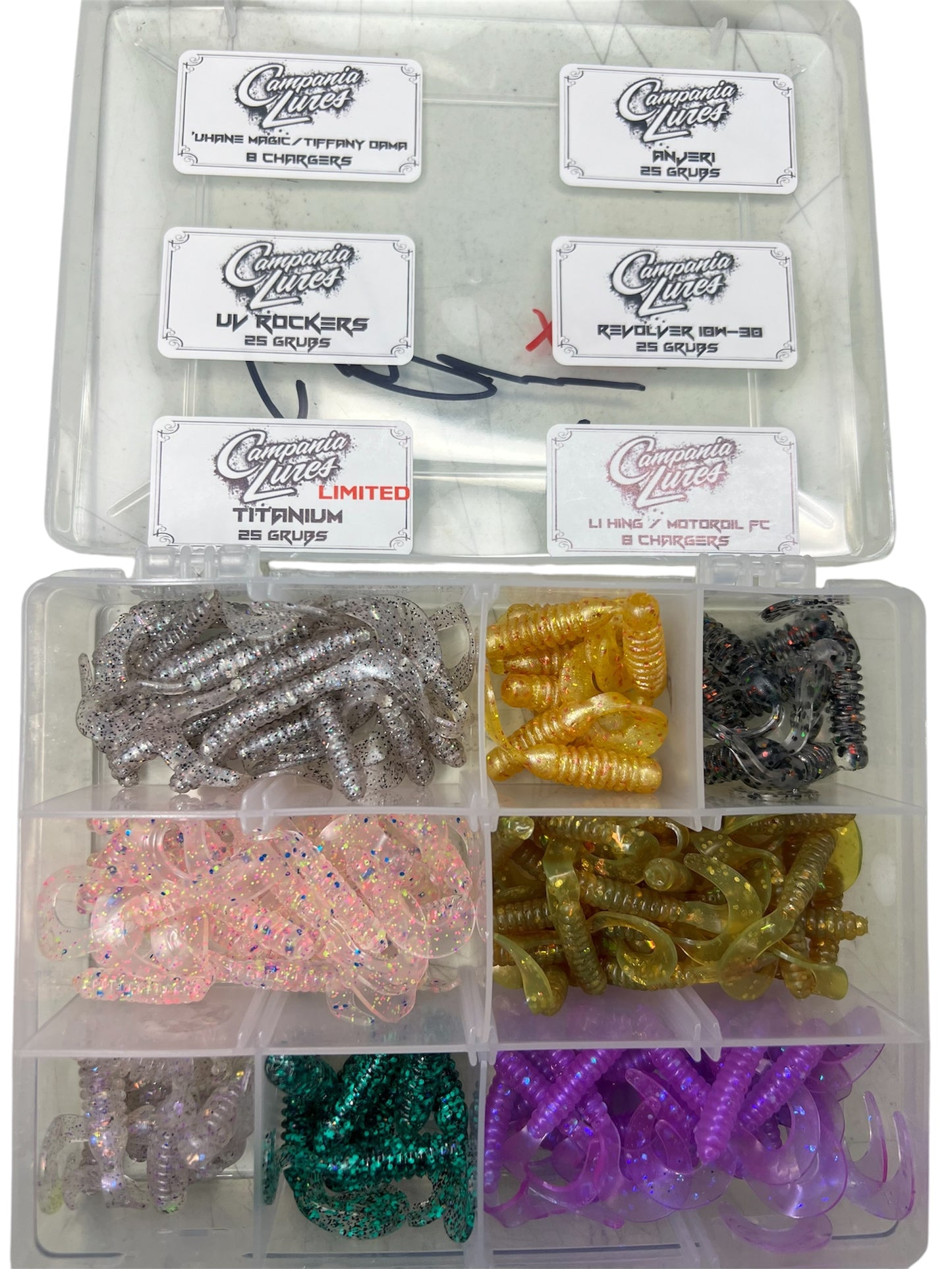 Campania Lures hand picked Tackle box.