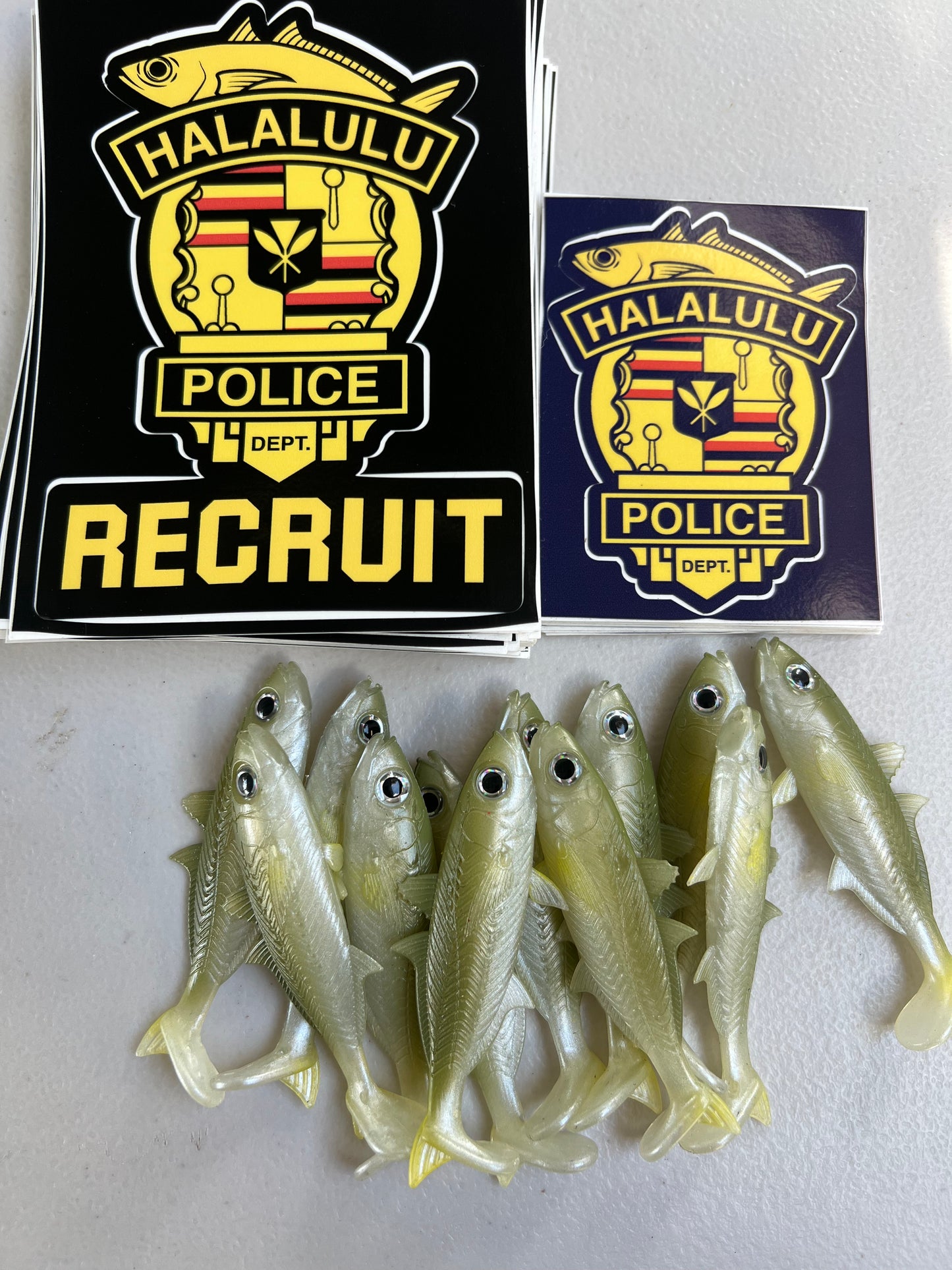 Halalulu Police Dept Stickers.