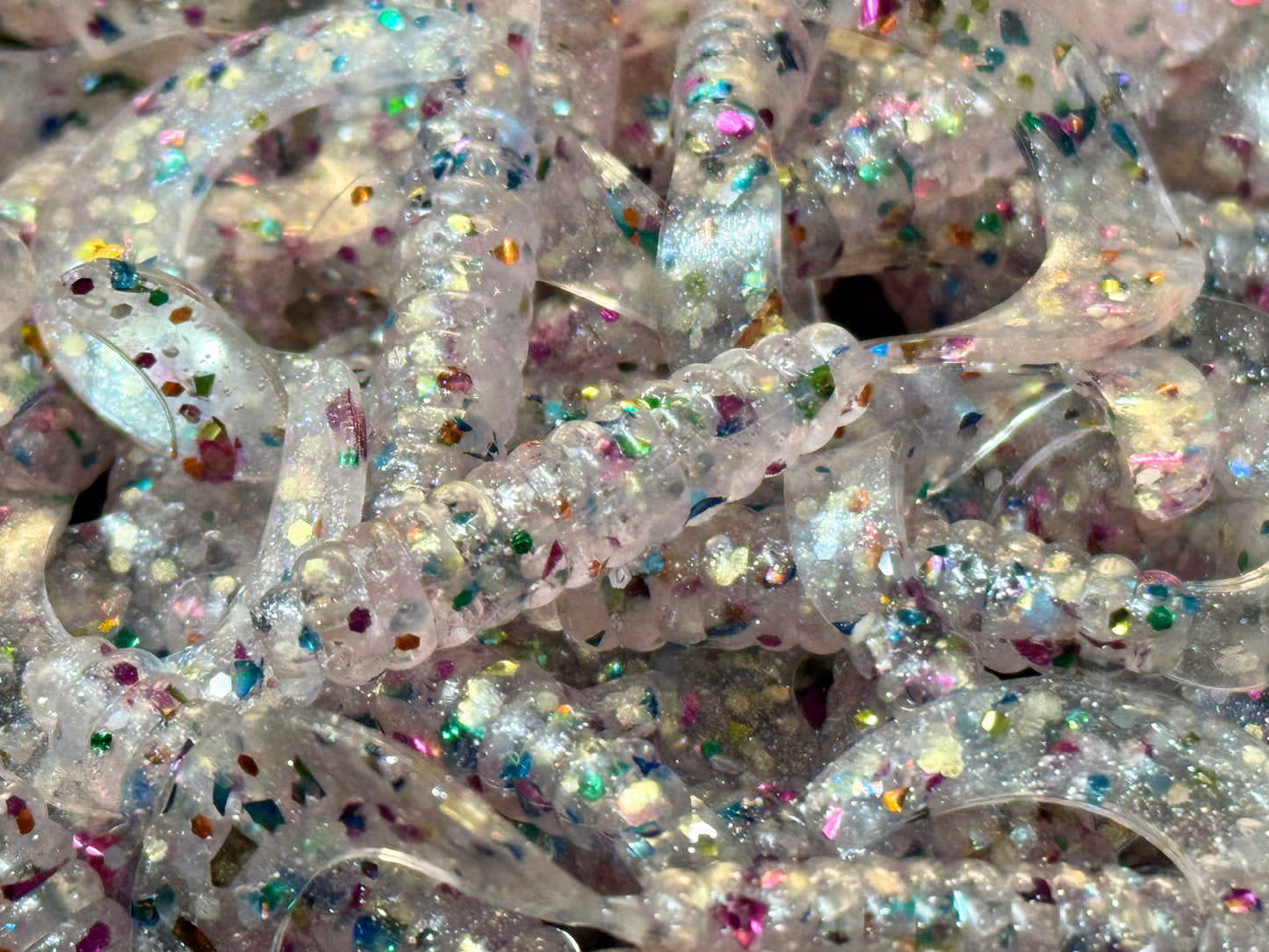 Wonderland (Christmas colorway) Grubs. Limited run