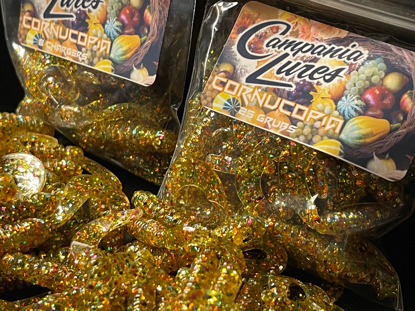 Limited Cornucopia (Thanksgiving Colorway) Grubs.