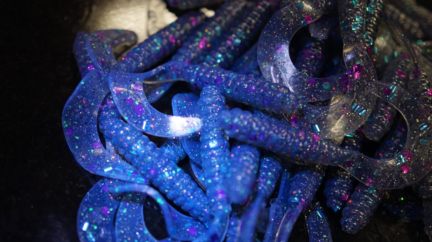 ⚡️Shady Electric⚡️Grubs w/UV Flakes!