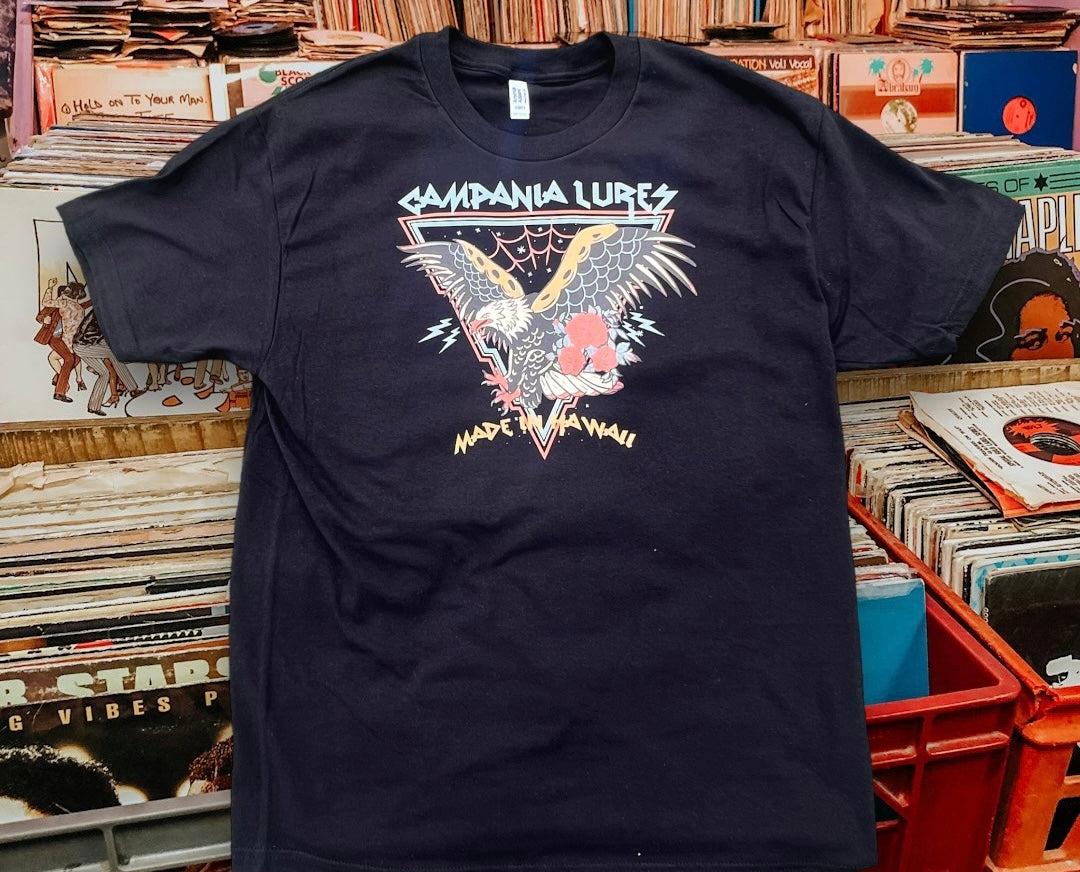 Campania Lures Eagle T-Shirt Made in Hawaii.