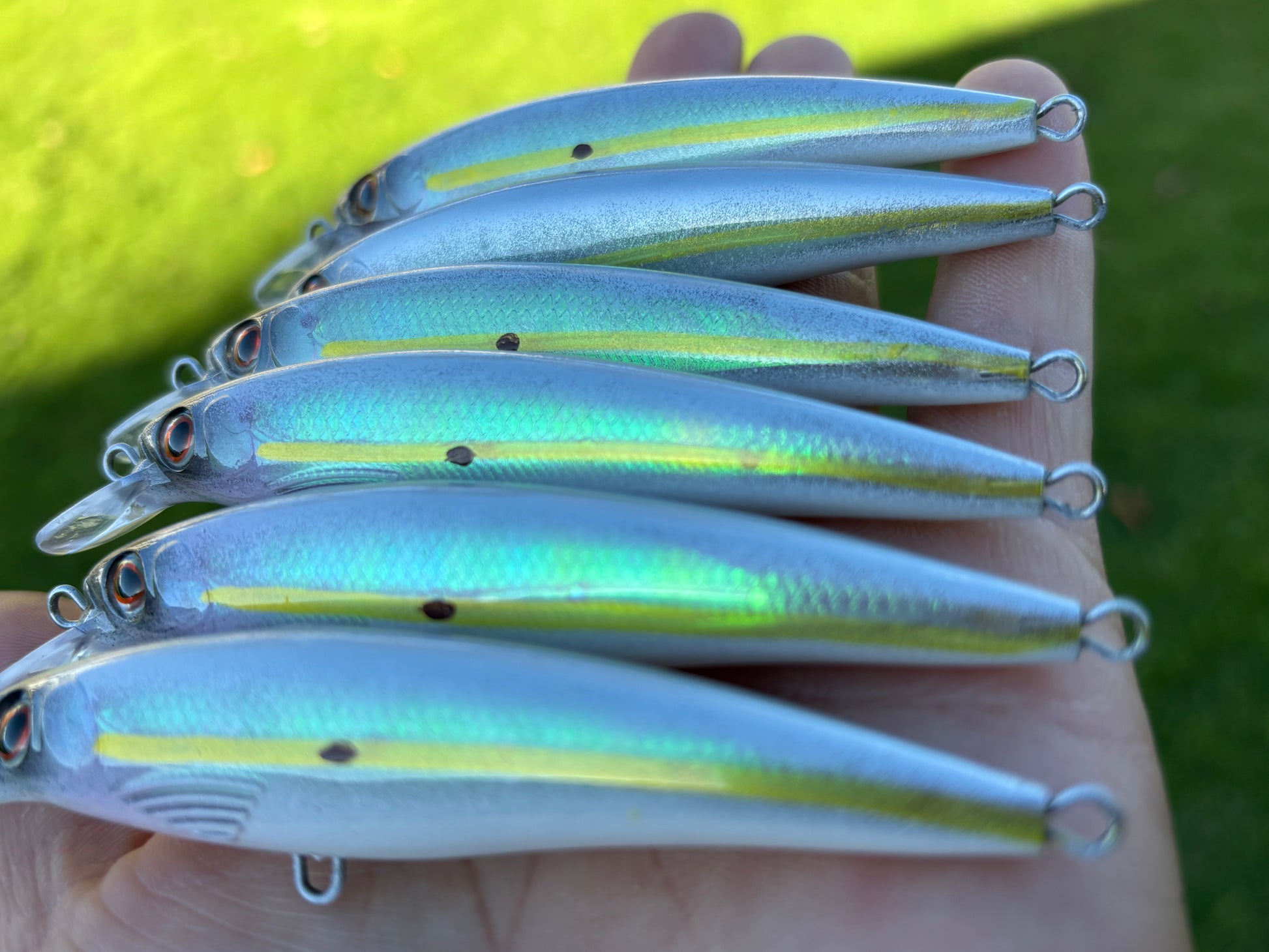 4.5" Silver Top Oama Diver. 12 gram