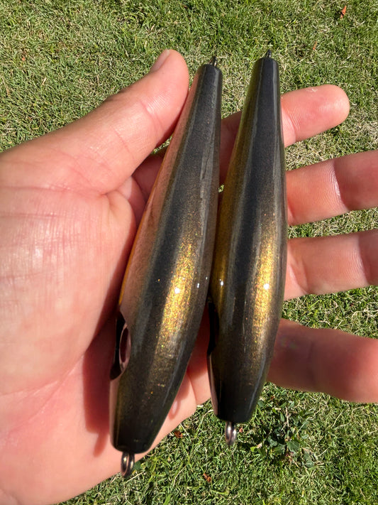 4.5" Black Gold Pencil 24g (No hooks)