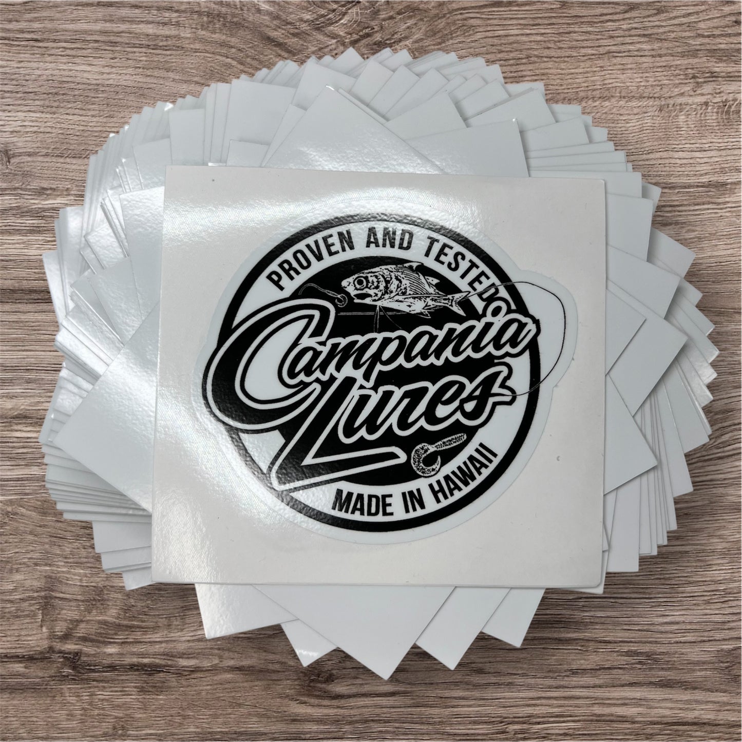 4" Campania Lures OG Sticker.
