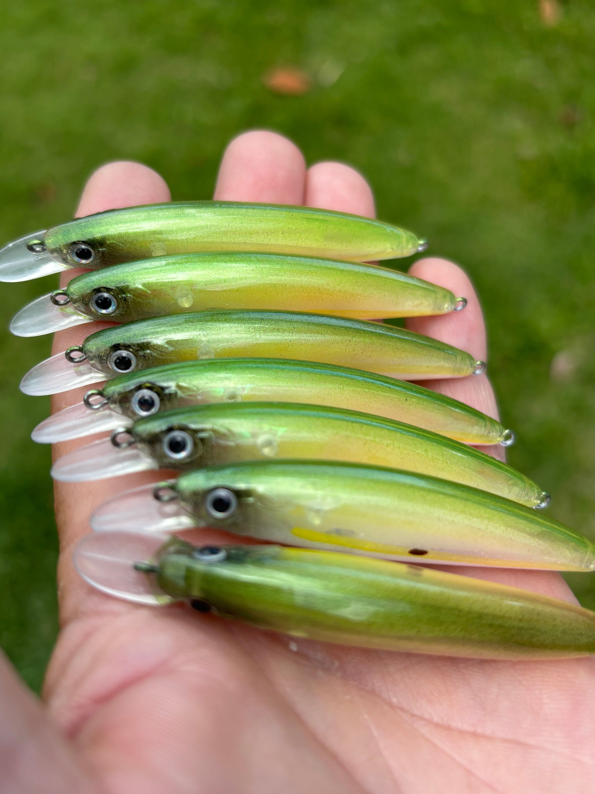 3" Green Top Oama Mini Diver. 4 Grams.