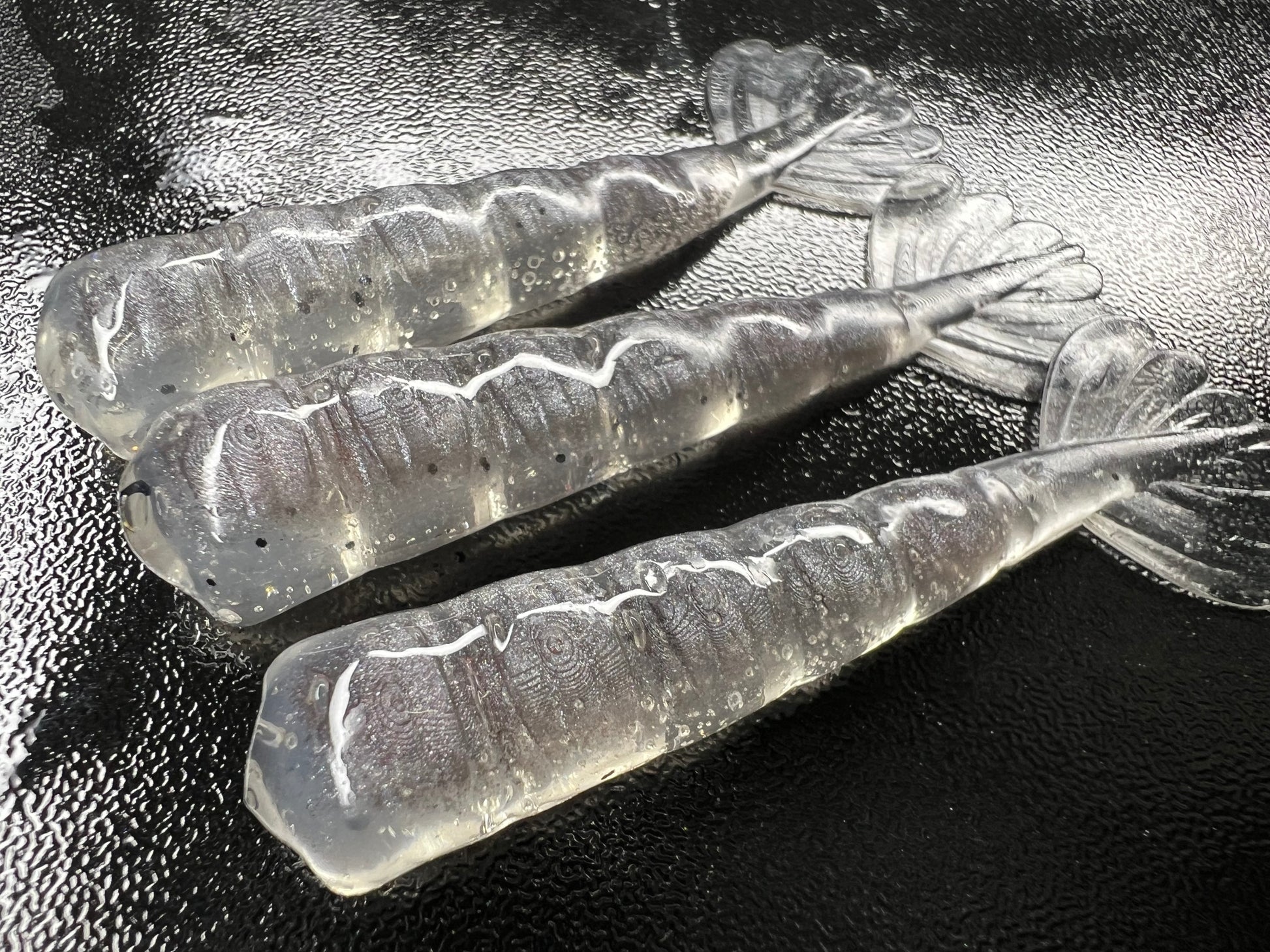 2.25" Shrimp tails 3 pack.