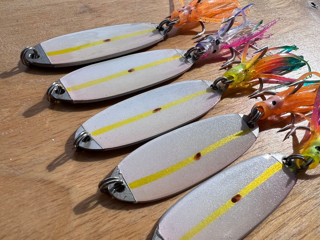 1/2oz Oama Hand Painted Stainless Steel Blades. Limited Run