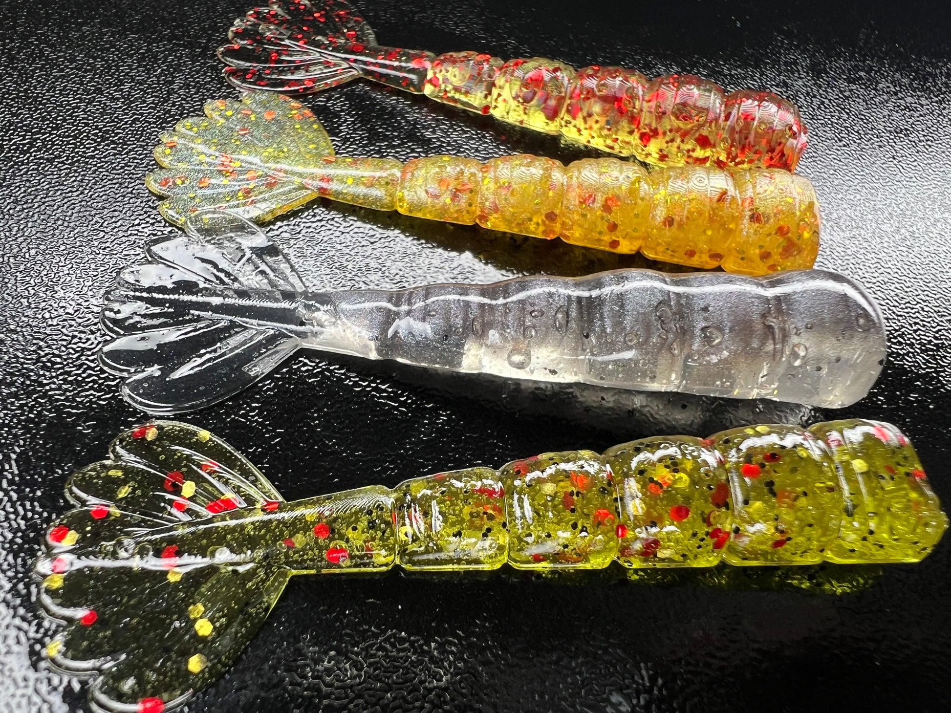 2.25" Shrimp tails 3 pack.