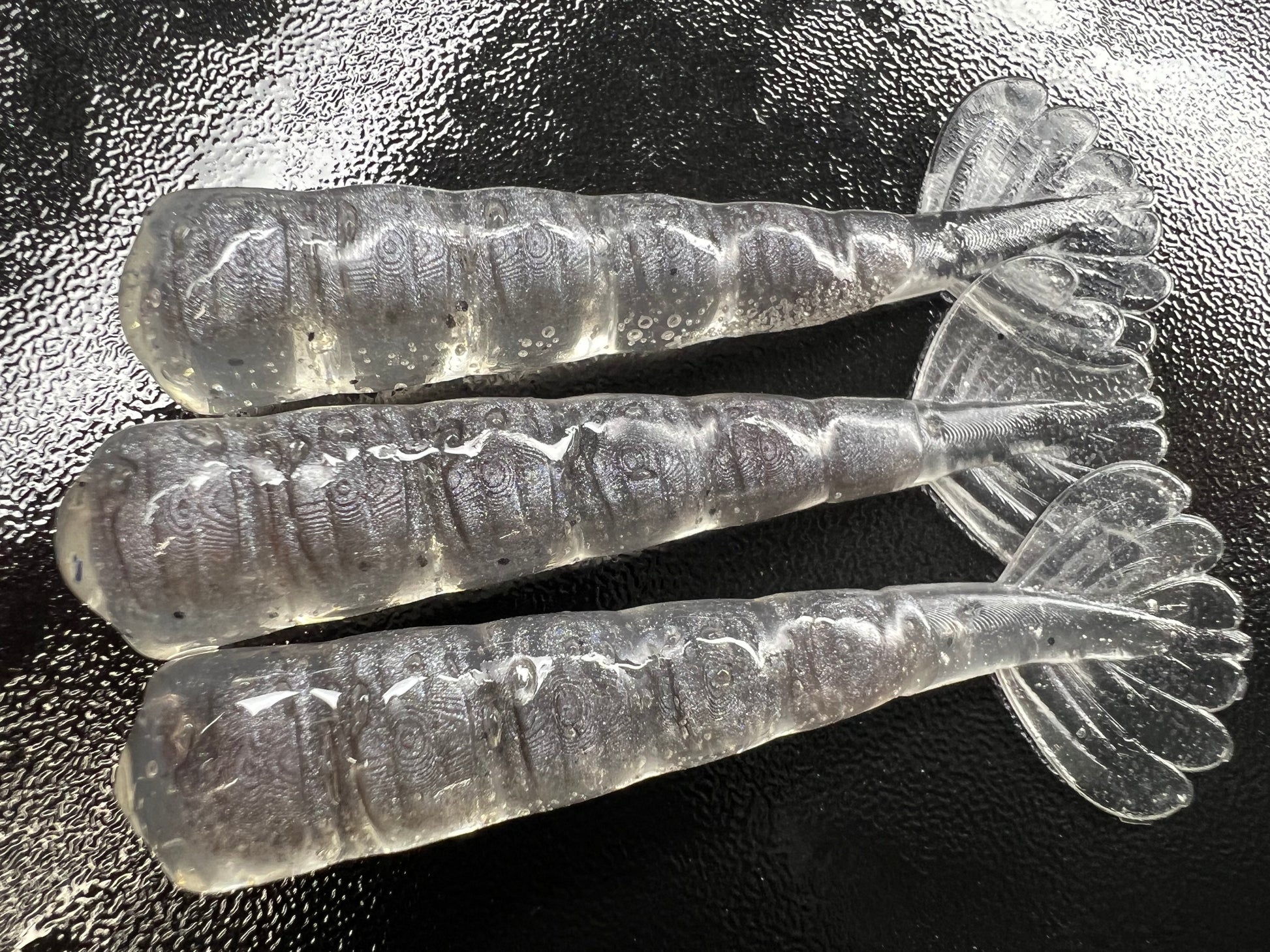 2.25" Shrimp tails 3 pack.