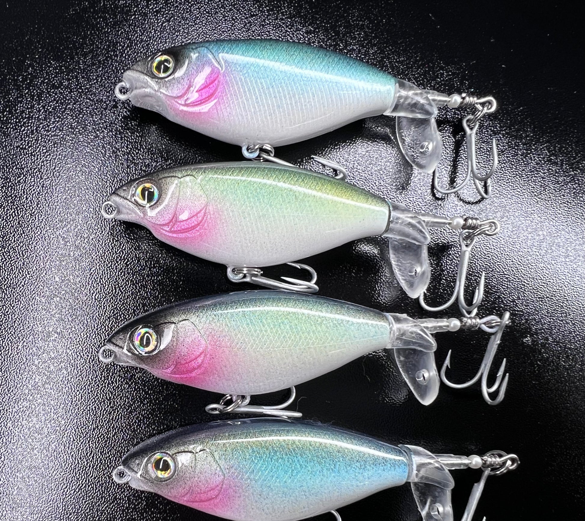 3" Blue Minnow Plopper.