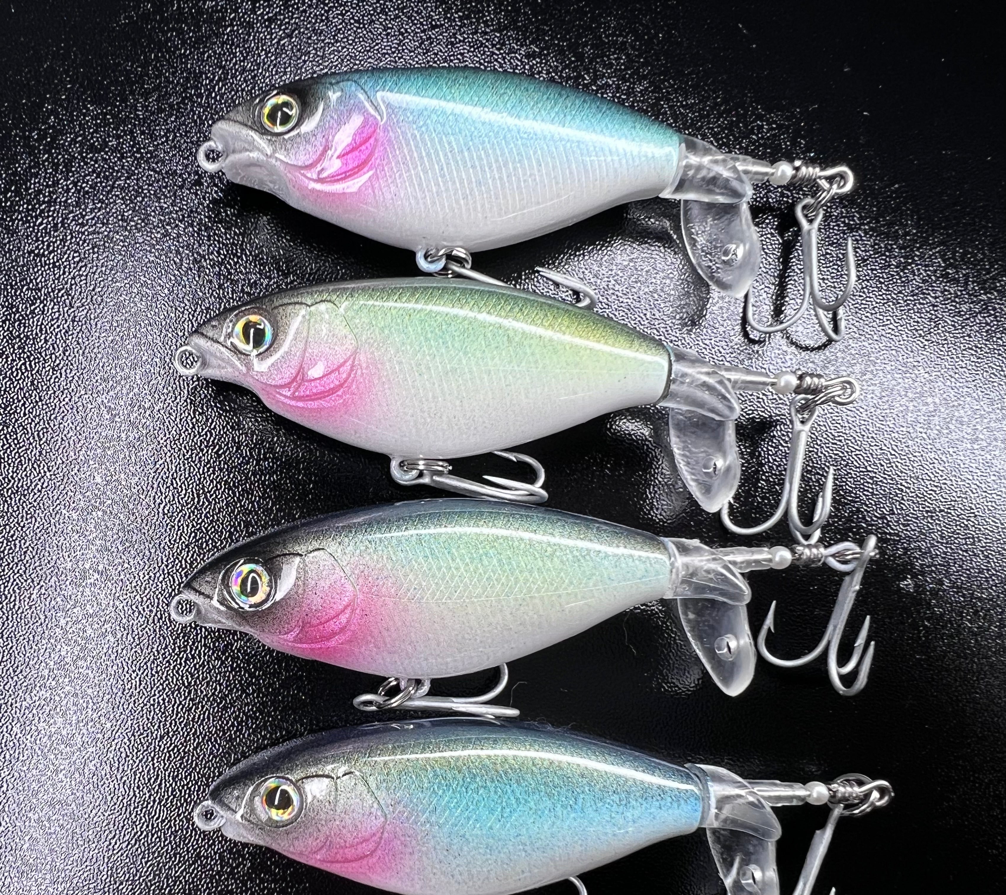 3" Blue Minnow Plopper.