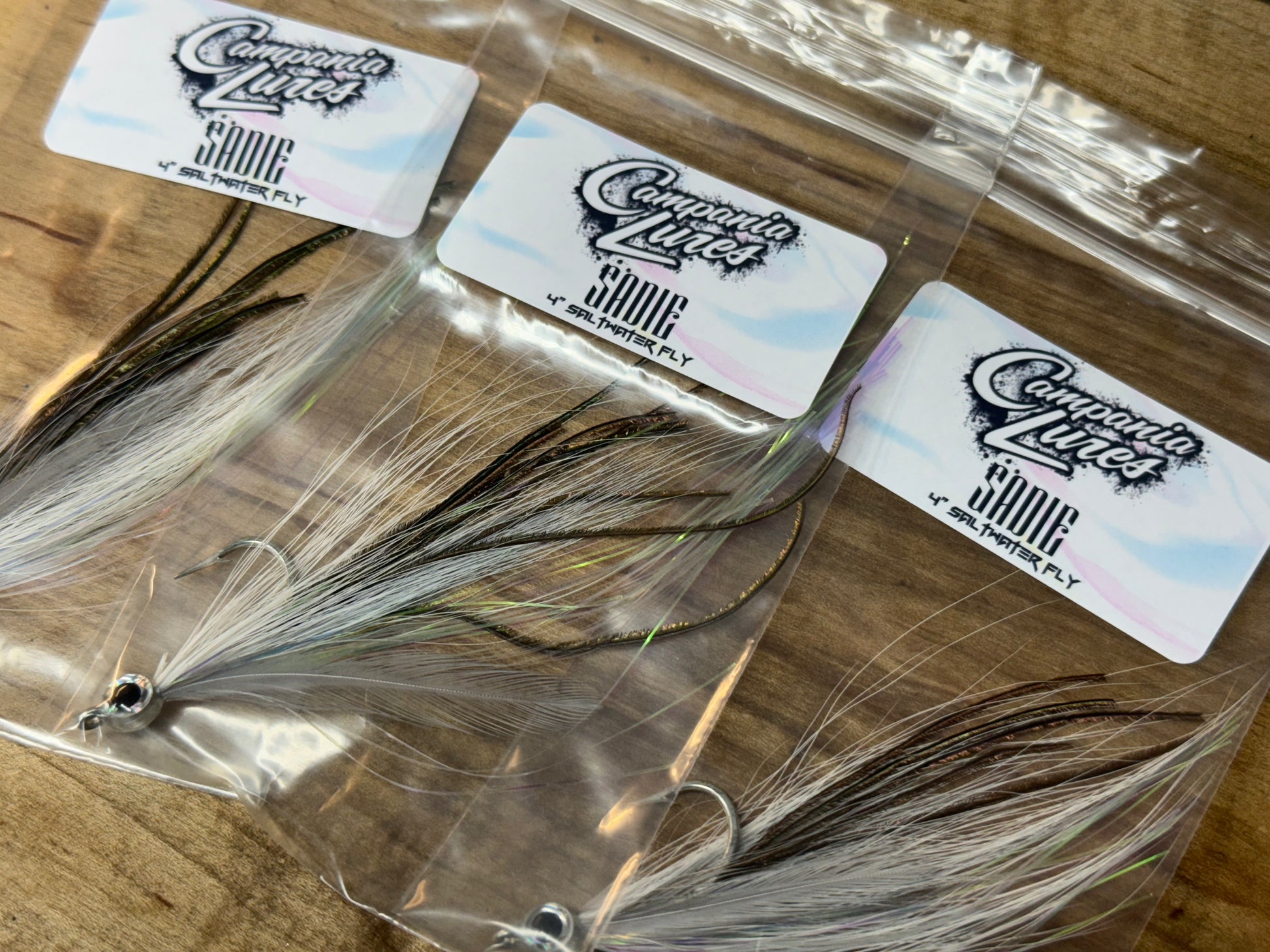 Sadie 4" Salt Water Fly. (1 Fly) Campania Lures