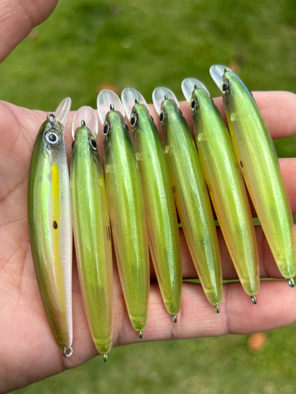 3" Green Top Oama Mini Diver. 4 Grams.