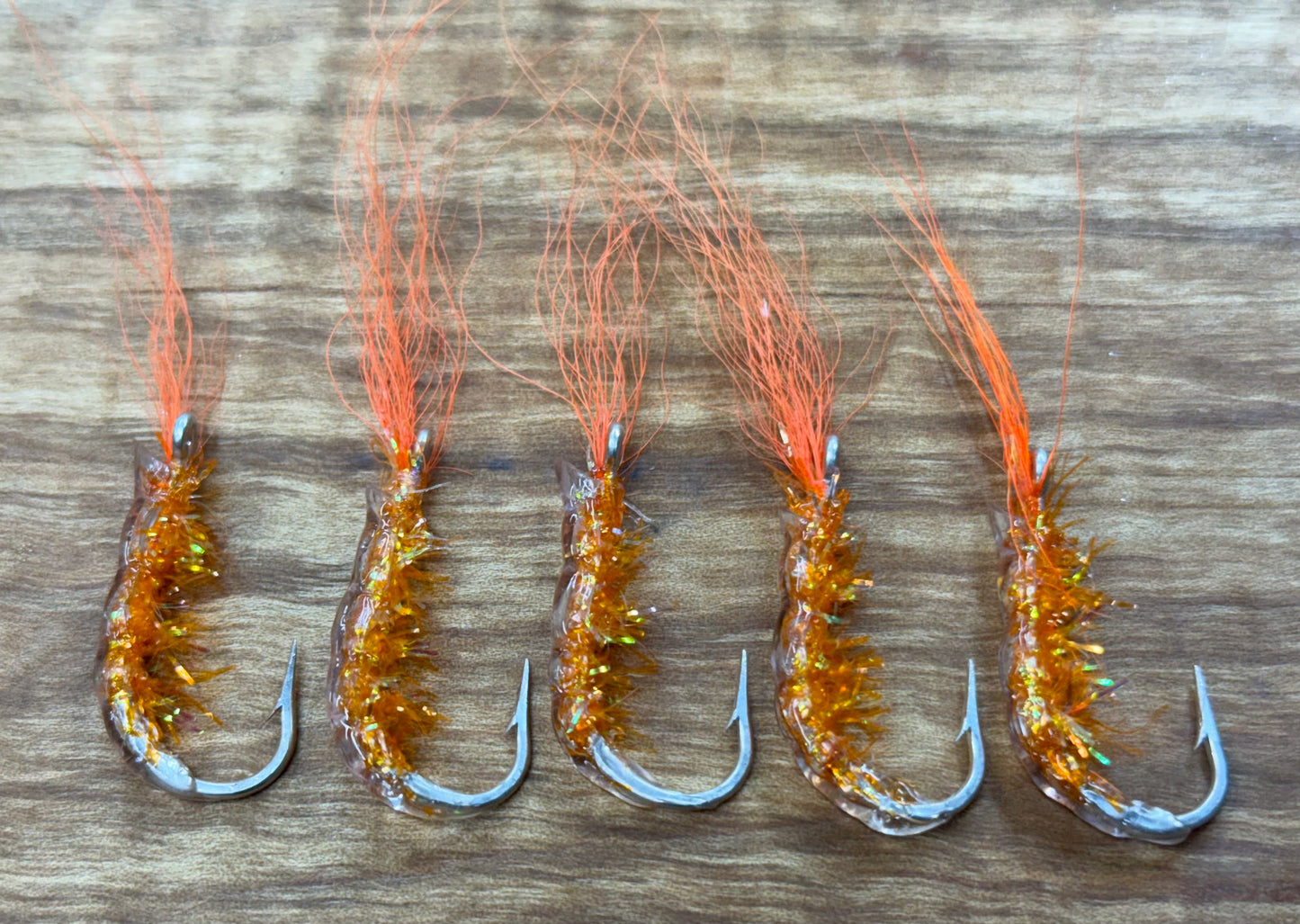 Opae Salt Water Flies 1/0 Tarpon hook 2 pack.