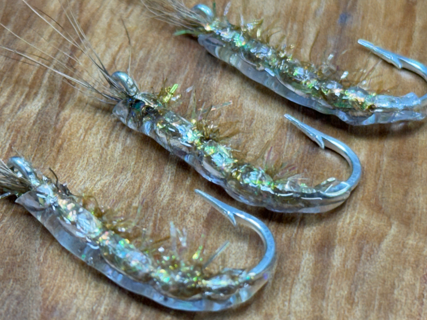 Opae Salt Water Flies 1/0 Tarpon hook 2 pack.