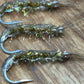 Opae Salt Water Flies 1/0 Tarpon hook 2 pack.