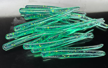 2" Jade Hologram Munchies. 20 pack
