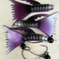 Violet Siamese CF2 (Campania Fighting Fish) 3 pack w/ Jighead combo.