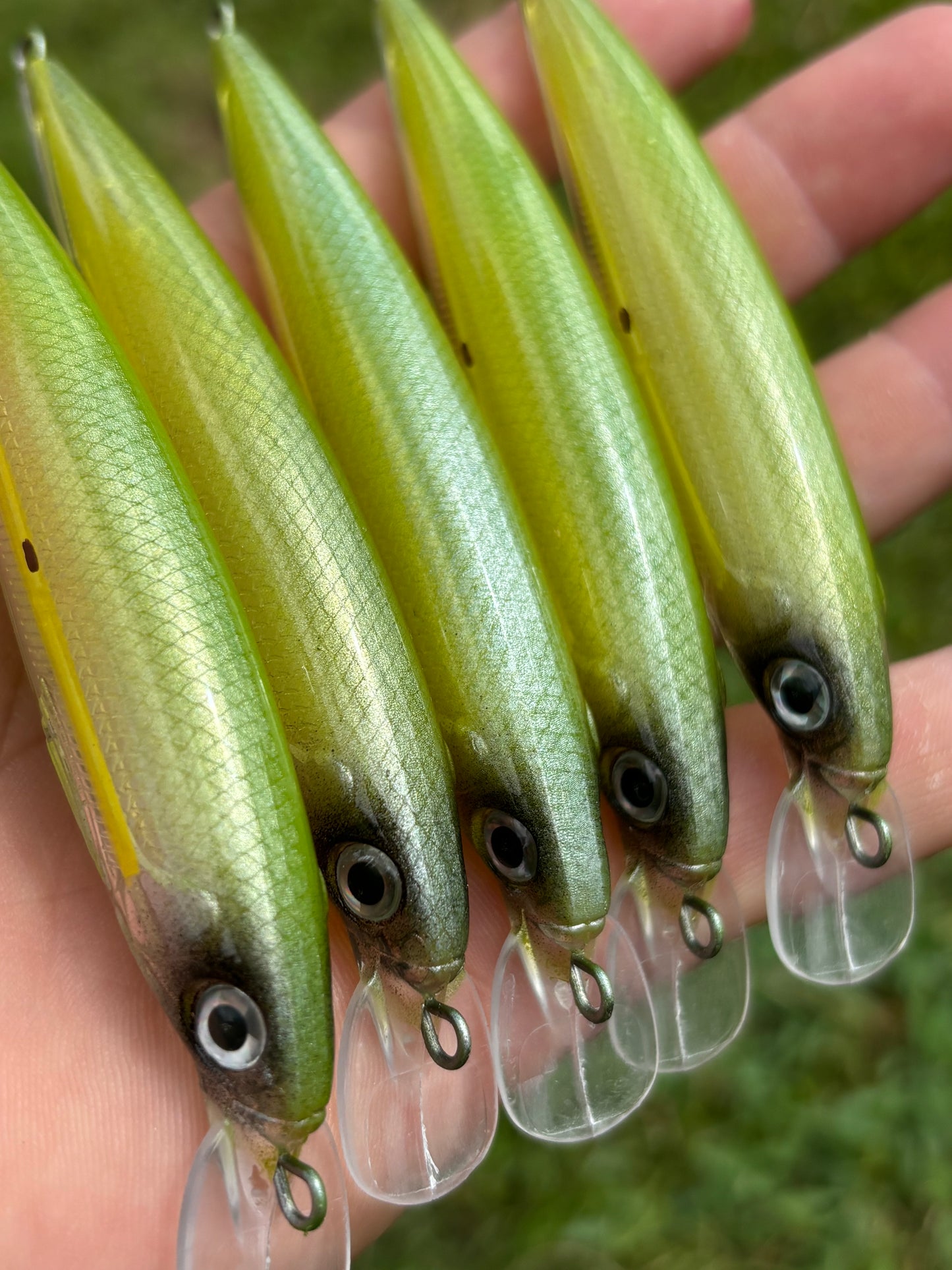 4.5" Lime Green Oama DLX Limited Run.