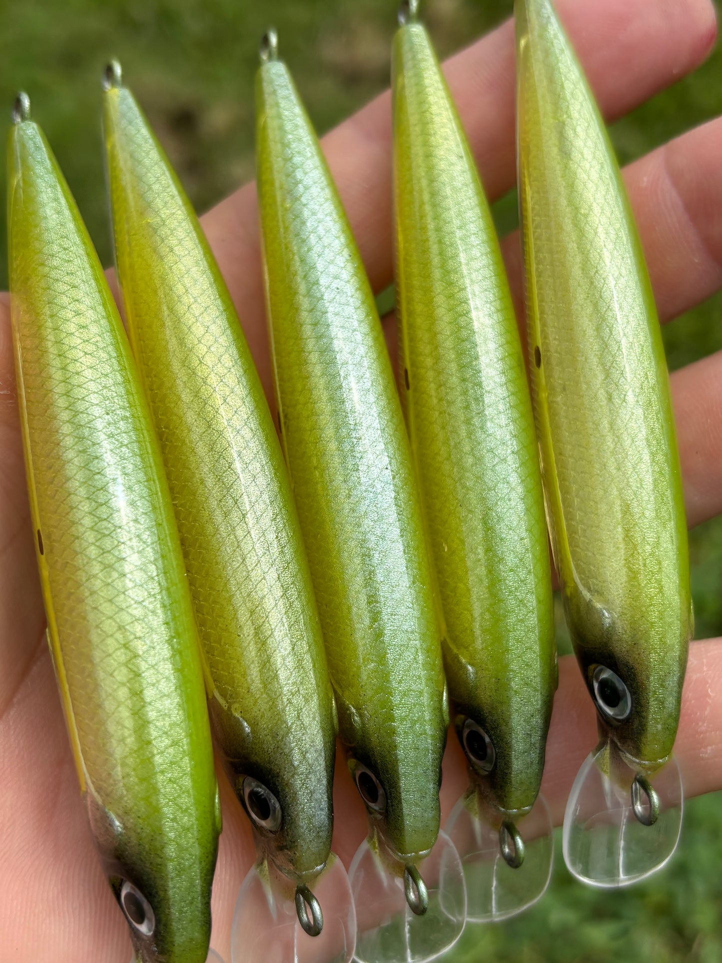 4.5" Lime Green Oama DLX Limited Run.
