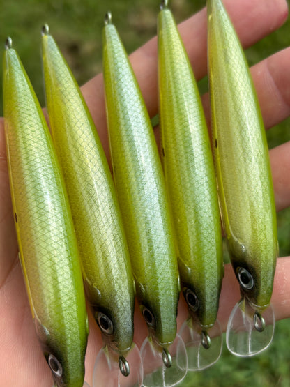 4.5" Lime Green Oama DLX Limited Run.