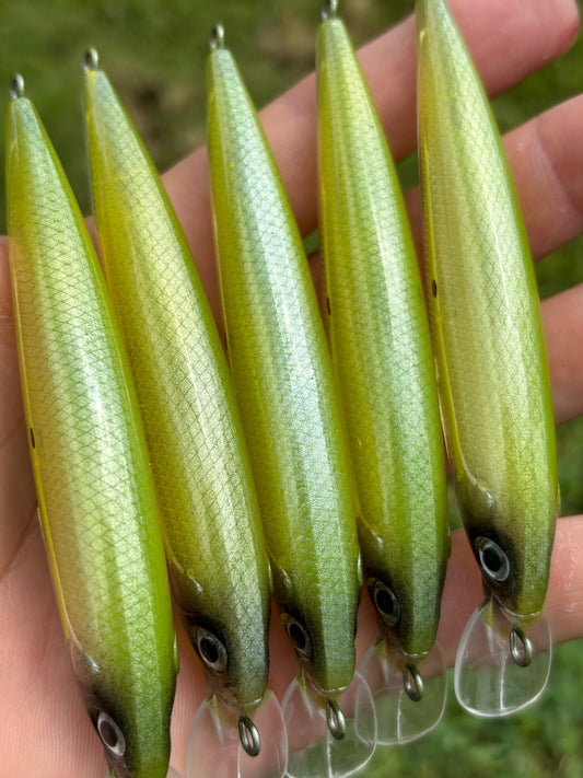 4.5" Lime Green Oama DLX Limited Run.