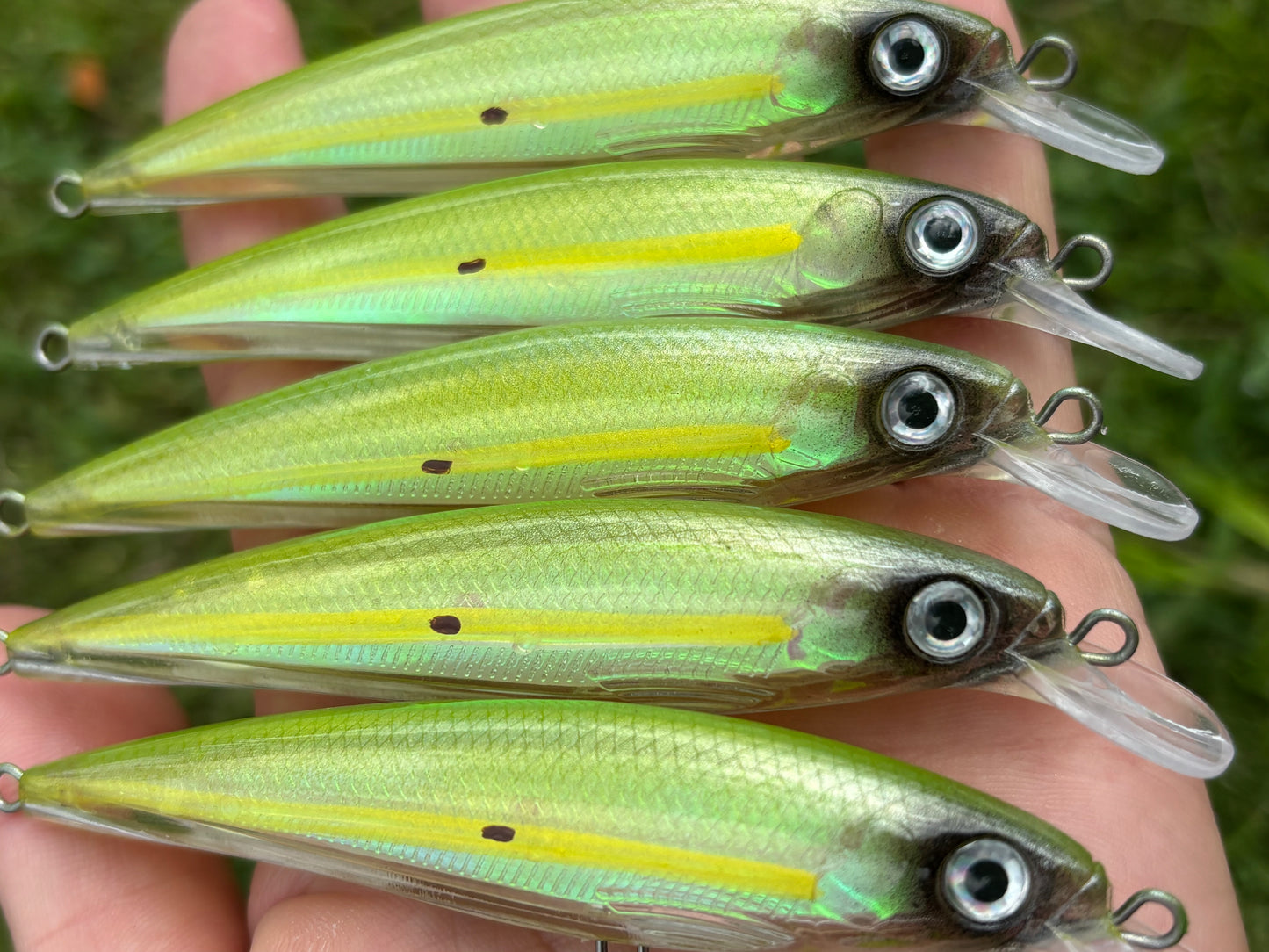 4.5" Lime Green Oama DLX Limited Run.