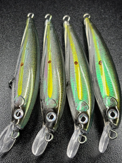 3.5" Blue Emerald Oama's. 6 Grams