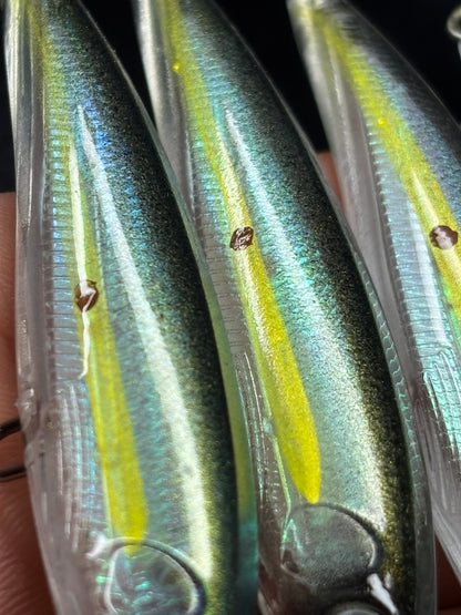 3.5" Blue Emerald Oama's. 6 Grams