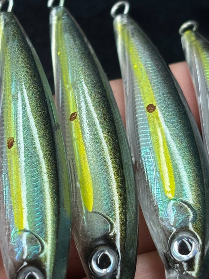 3.5" Blue Emerald Oama's. 6 Grams