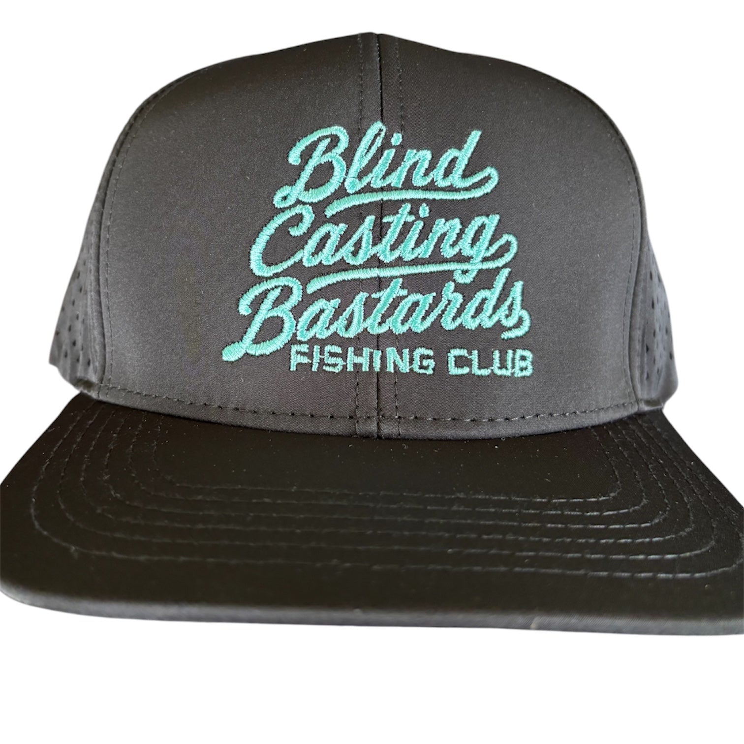 Blind Casting Bastards Fishing Club Waterman Hat and Decals.