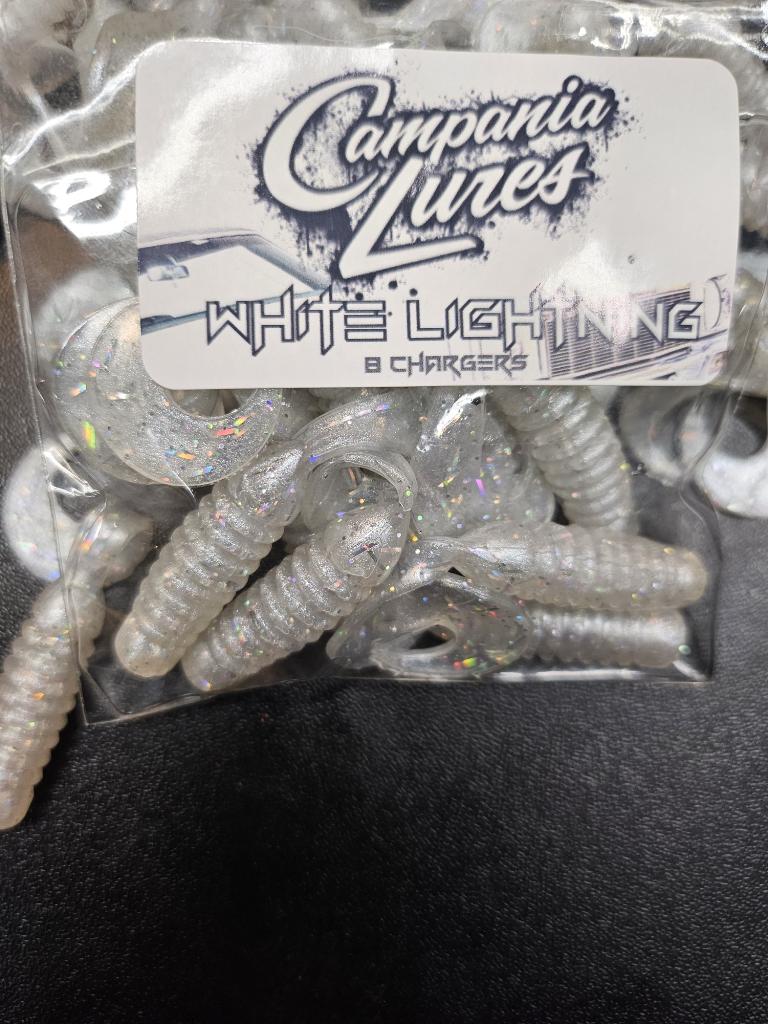 Limited 9 Year Anniversary White Lightning Chargers. 8 pack