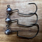 Ball Jighead Size 1 Weedless Hook.