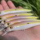 4.5" Standard Oama Scheme, Papio Diver Comes with hooks and split rings.