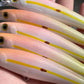 4.5" Standard Oama Scheme, Papio Diver Comes with hooks and split rings.