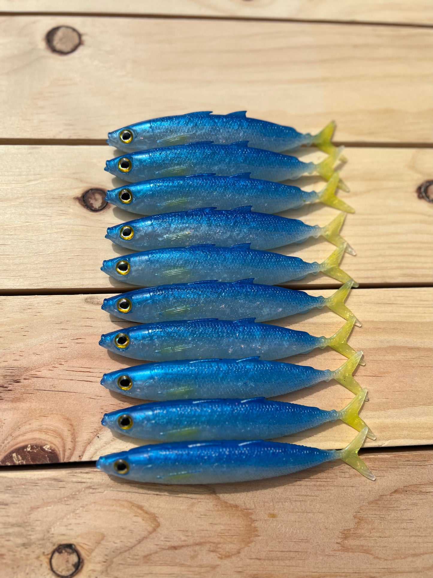 6" Exclusive Opelu Custom Soft bait.