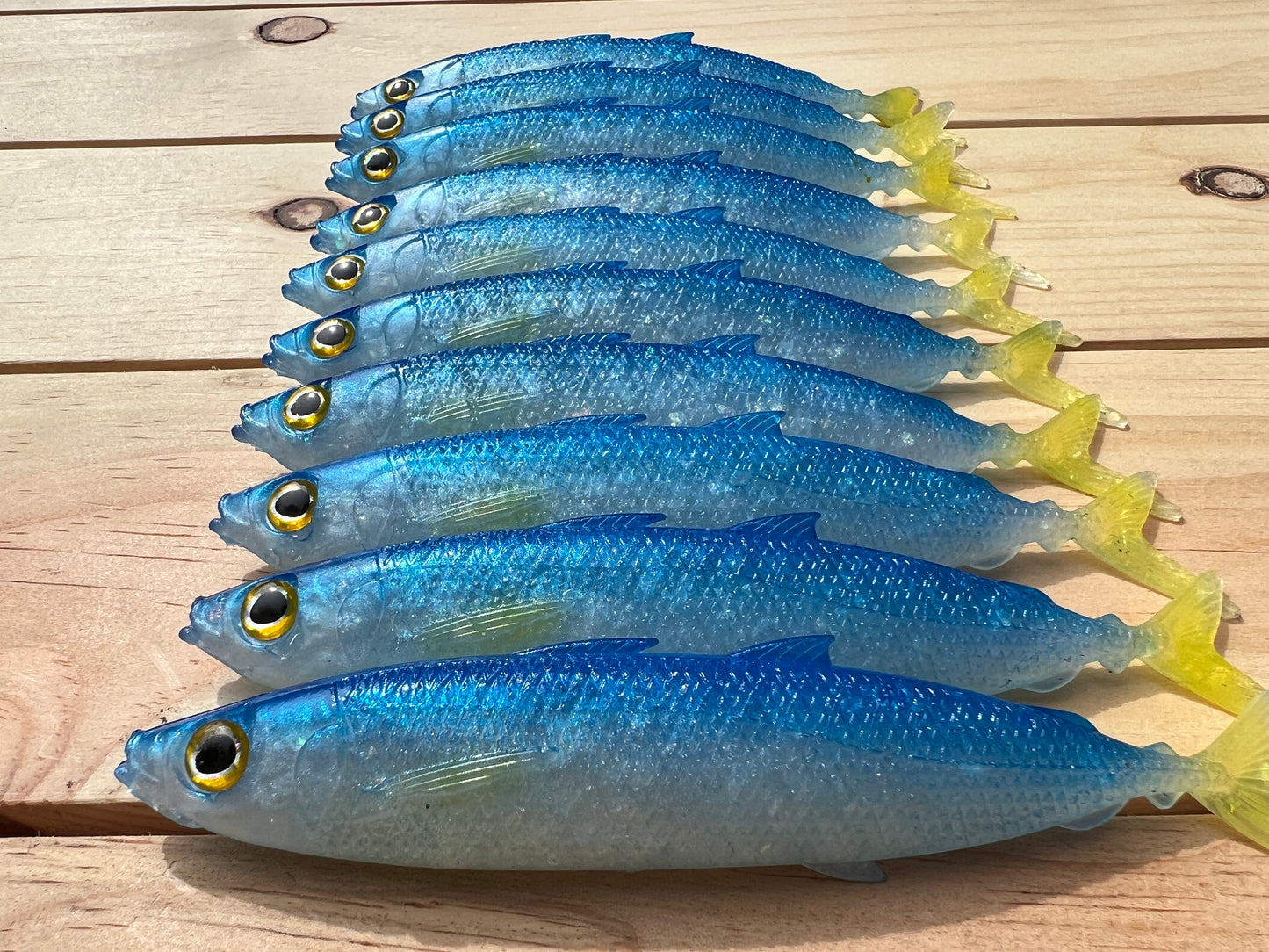6" Exclusive Opelu Custom Soft bait.