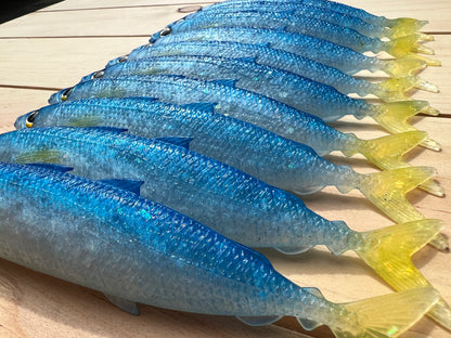 6" Opelu Custom Soft bait.