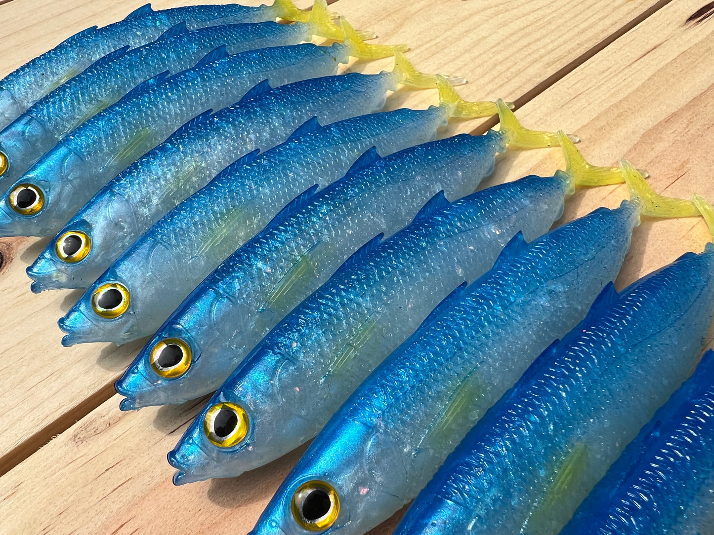 6" Exclusive Opelu Custom Soft bait.