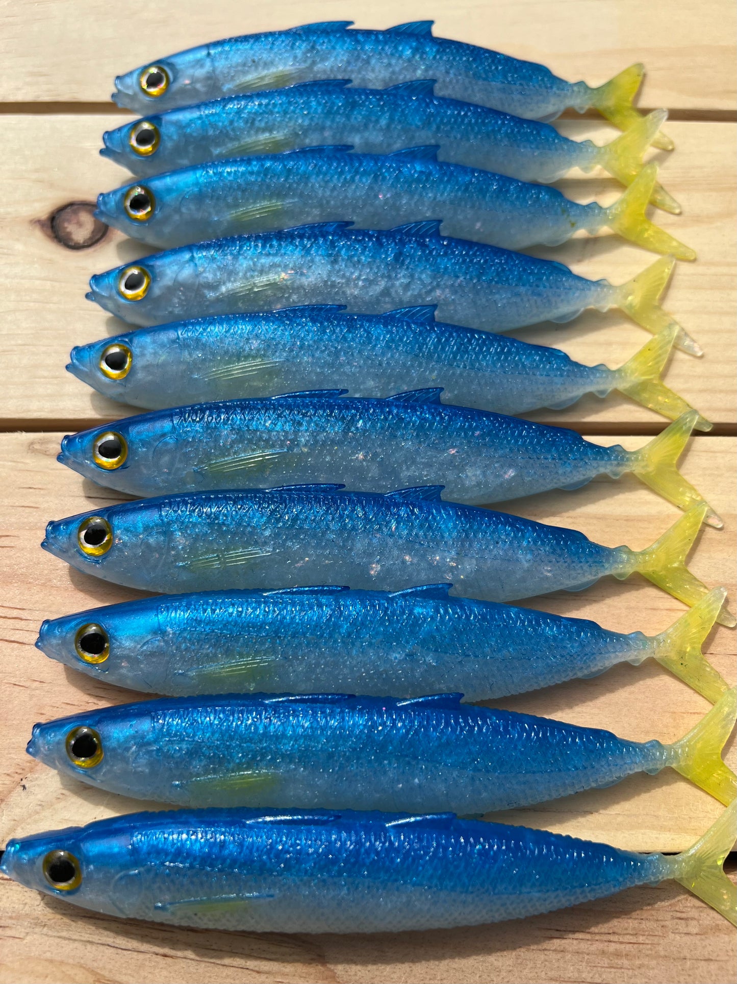 6" Exclusive Opelu Custom Soft bait.