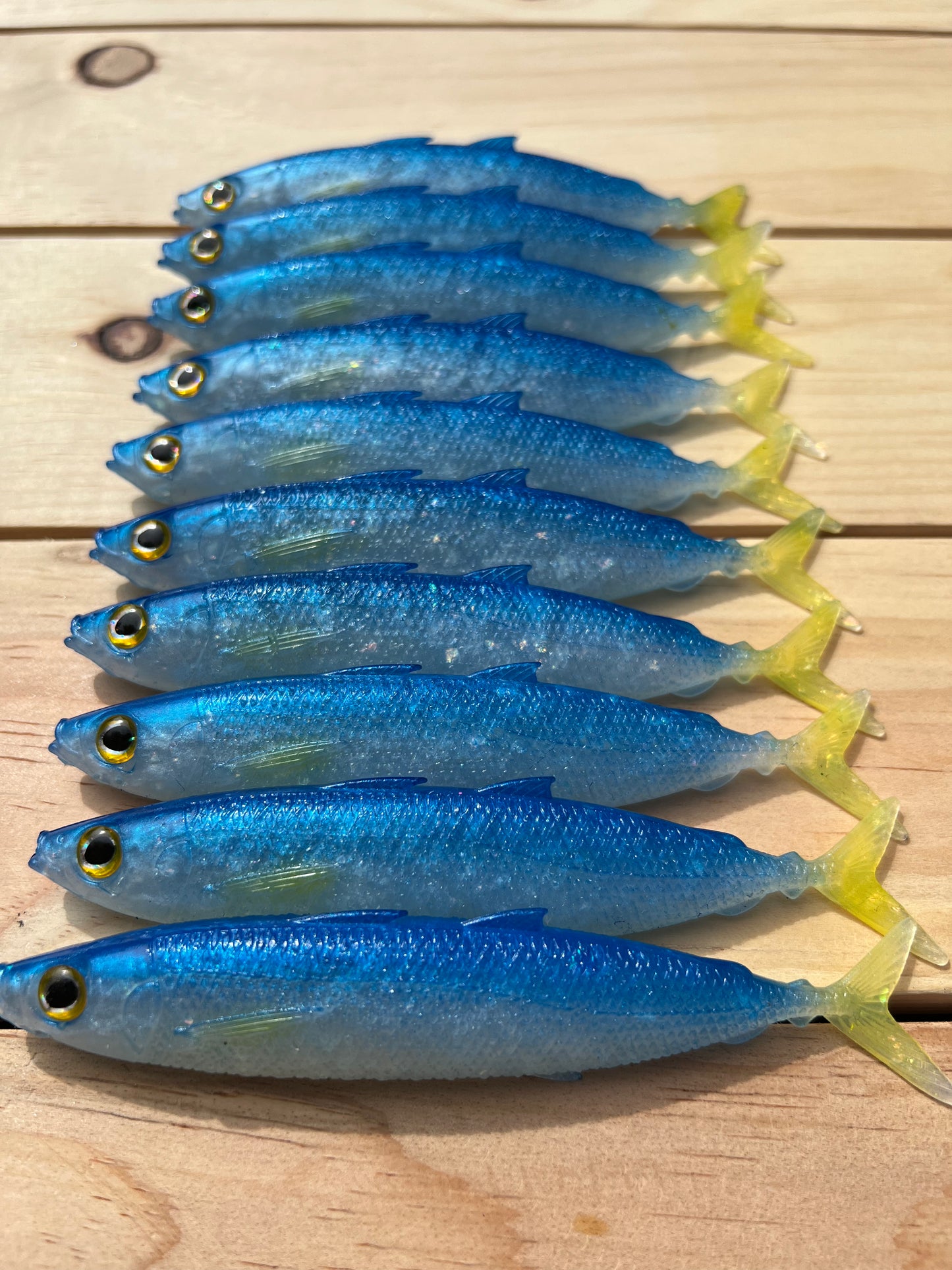 6" Exclusive Opelu Custom Soft bait.