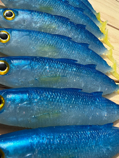 6" Opelu Custom Soft bait.