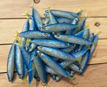 6" Opelu Custom Soft bait.