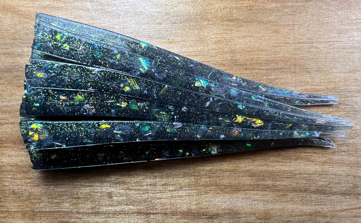 3.25" Abalone Papio Strips. 20 pack