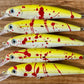 4.5" Bloody Oama Papio Diver. Comes with hooks and split rings.