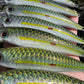 4.5" Viper Green Oama Papio Diver. Sold with hooks and hardware.